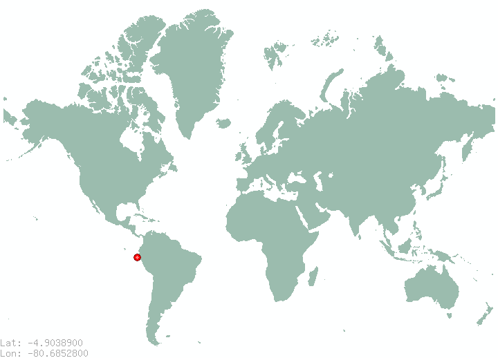 Sullana in world map