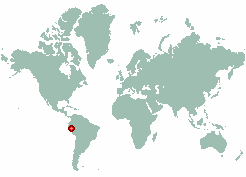 Juancito in world map